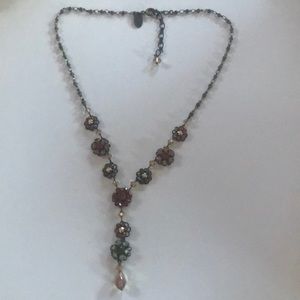 Liz Palacios/ Swarovski multi color necklace